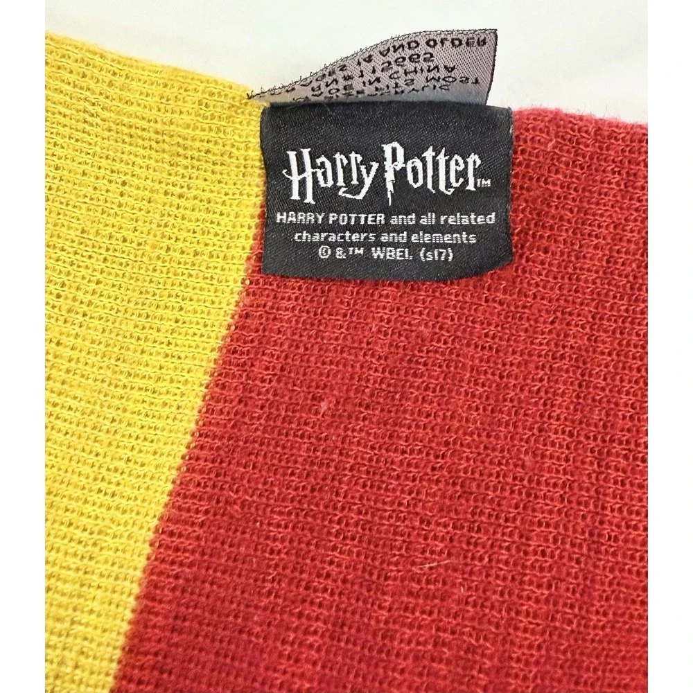 Harry Potter Gryffindor Scarf Warner Brothers Hogwarts Costume‎ Red Yellow